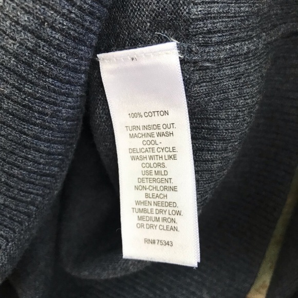 Refectory Gray Sweater Mens Grey Crewneck Cotton Knit Pullover XL Soft - Picture 3 of 7